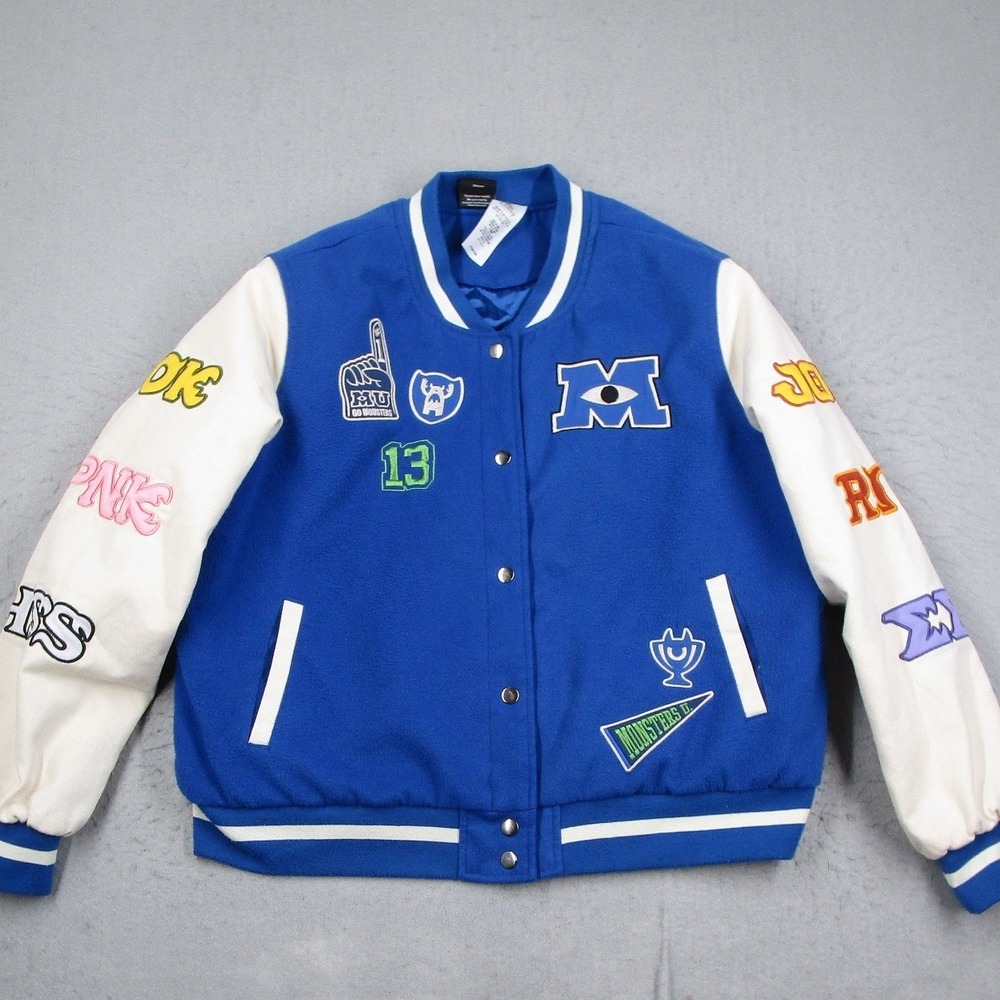 Disney Parks Her Universe Monsters University Varsity Jacket Blue Womens 1X MU